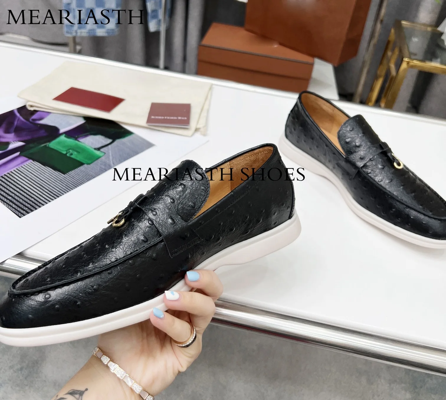 

2023 Early Spring Slip on suede Leather Loafers Women Summer Walk Women's Flat Shoes Hot Sale Casual Walk Shoes For Women Mules