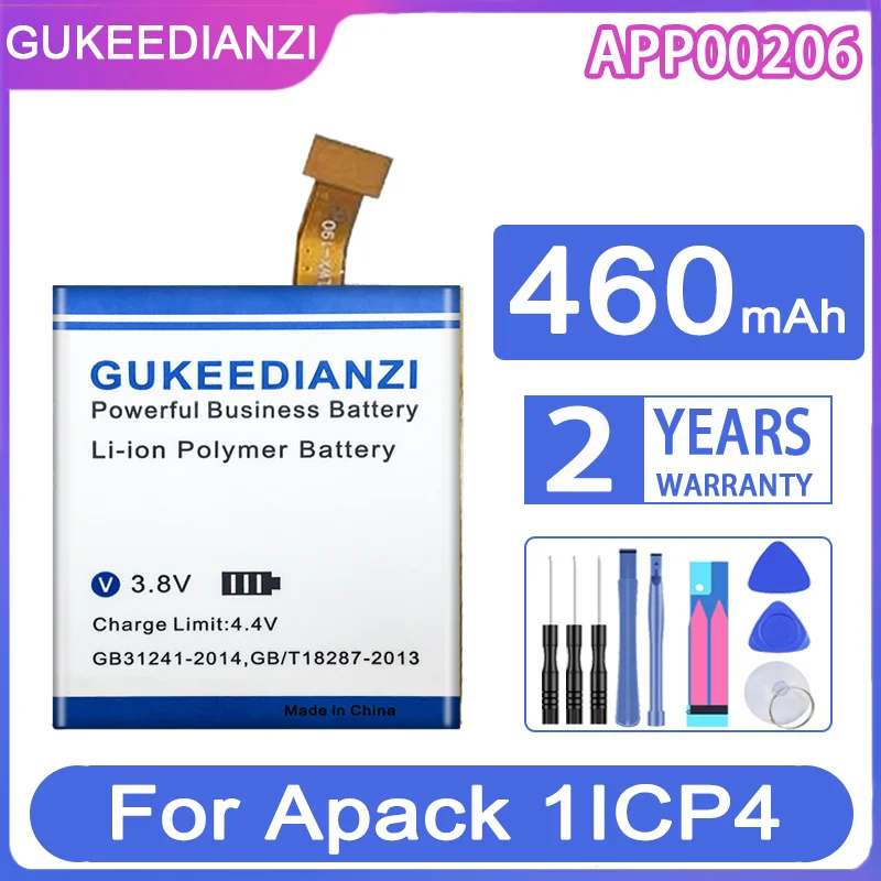 Запасная батарея GUKEEDIANZI APP00206 460 мАч для Apack 1ICP4/27/30 Bateria