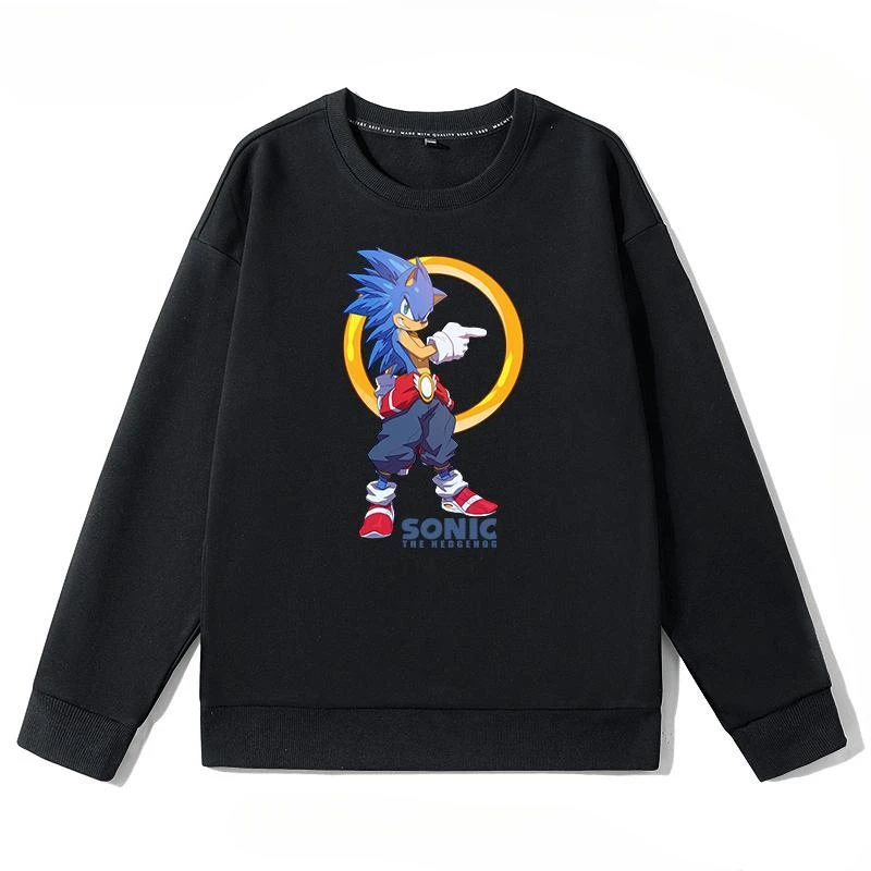 

Cartoon Long-sleeved Sonic The Hedgehog High-value Creative Peripheral Couple Student Trendy Couple Wear Sweater Winter Clothes