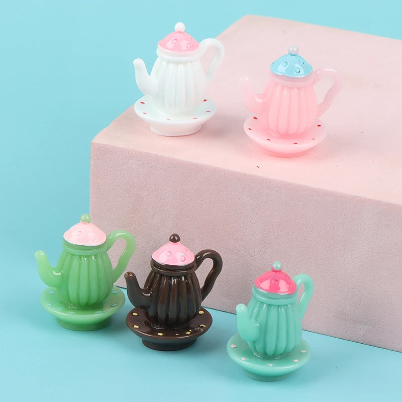

1 шт. мини-заварочный чайник, кукольный домик, сказочный сад, микродержатели, фигурки «сделай сам» для домашнего декора, аксессуары, случайны...