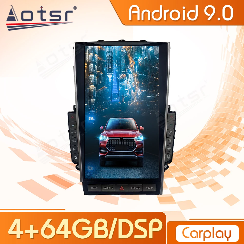 

Автомагнитола на Android, стерео, видео, Авторадио, Carplay, аудио, центральный мультимедийный плеер для Infiniti Q50, Q50L, Q60, 2015 +, головное устройство Tesla