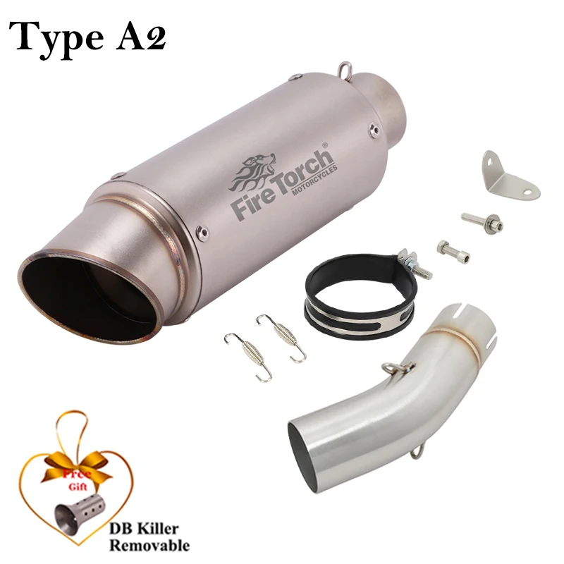 

Для SUZUKI GSX-S 1000 1000F GSXS1000 GSXS1000F 2015-2020 2021 мотоциклетная выхлопная система, глушитель средней связи трубы DB Killer