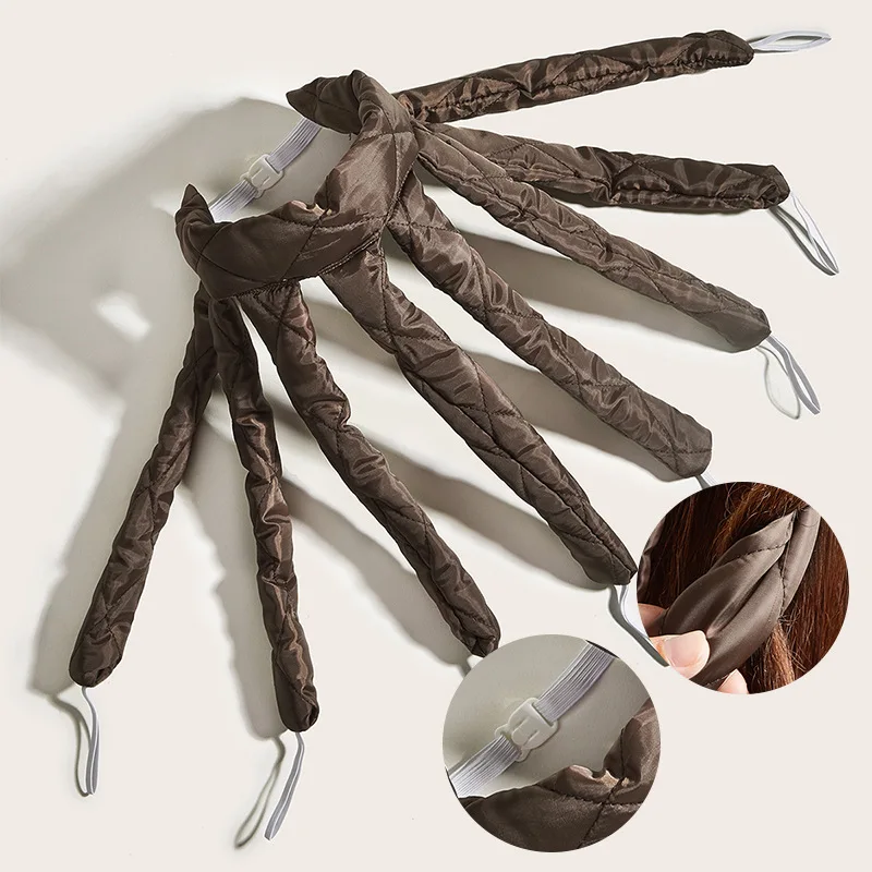 

Squid Curler Head wear hoop curl bar Sleep no heat sponge curler Eight-claw curl band hair tools wave formers