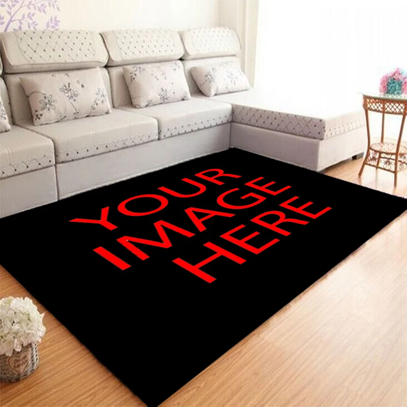 DIY Pictures Custom Carpet fashion3D Printing Playroom and Bedroom Plush rug Non-slip Carpet Soft Mat Bed Area Rug Parlor Decor