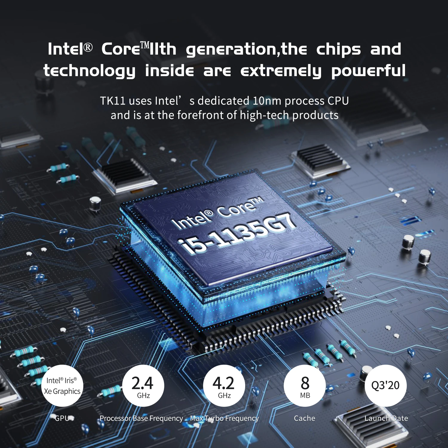 Мини-ПК TK11 Windows 11 Intel 11th Core i5 1135G7 DDR4 16 ГБ 32 ОЗУ 512 ТБ SSD Wifi 6 BT 5 1 игровой пк настольный