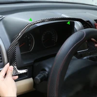 carbon fiber car interior steering wheel dashboard panel frame cover sticker trim for honda crv cr v 2007 2008 2009 2010 2011