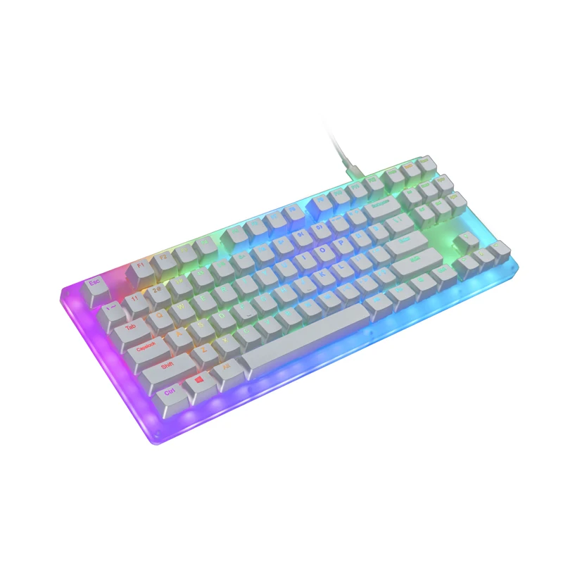 

Клавиатура Женская акриловая многослойная с 87 клавишами и подсветкой