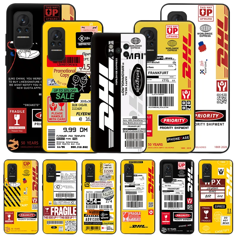 

Phone Case For Xiaomi Mi Poco X4 X3 Pro NFC M4 M3 5G F3 GT F1 A2 8 9 Lite 9t Simple Dhl Express Luxury Soft Black Silicon Cover