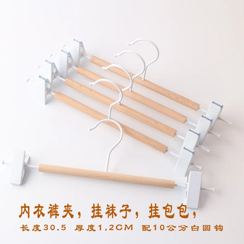 10 шт. деревянные вешалки для одежды и нижнего белья