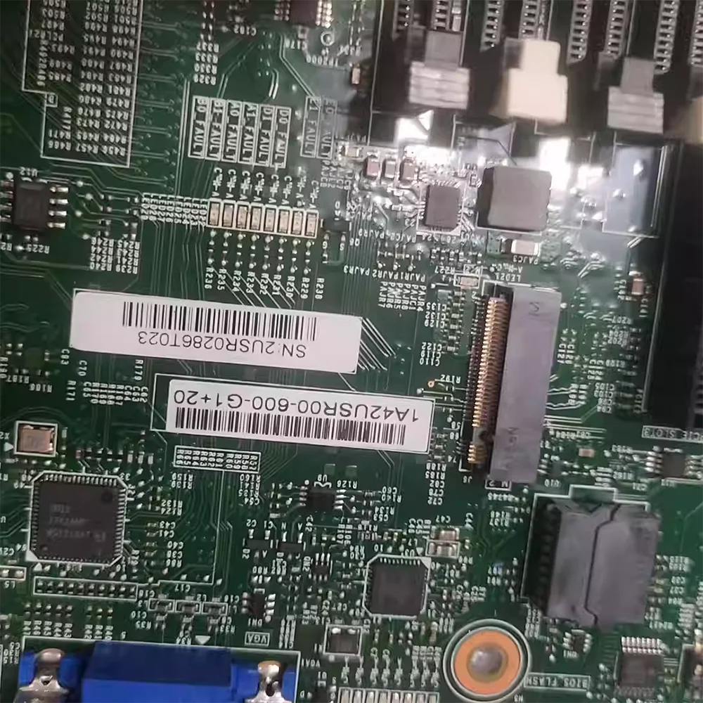 Материнская плата для сервера Nadder rev:x02 P2.1A SKU1-TRIP 1A42USR00-600-G1 + 20 Xeon D-2143iT 2 ГГц