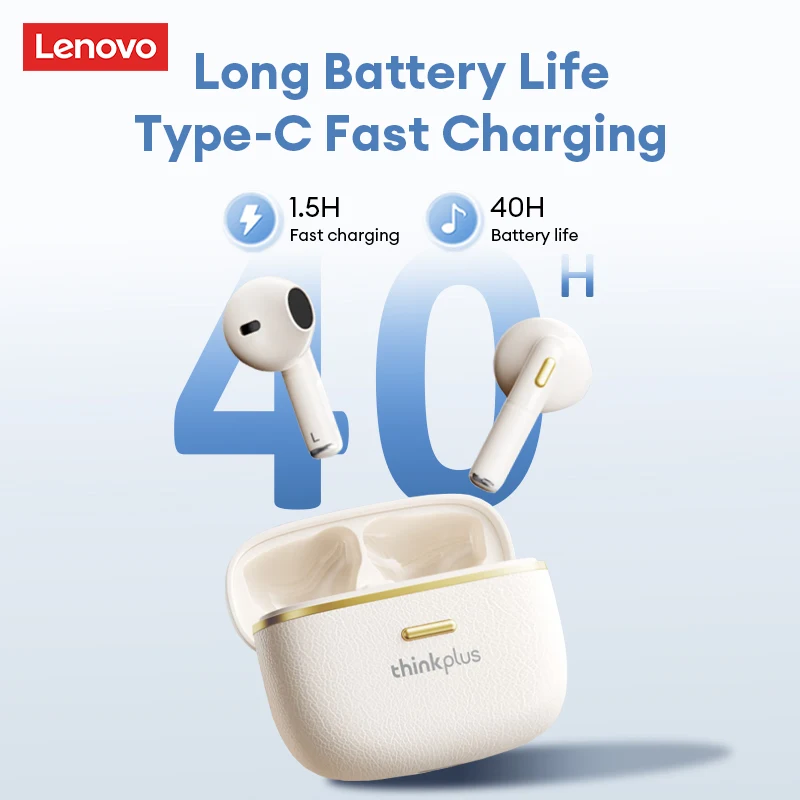 Фото Оригинальные беспроводные Bluetooth-наушники Lenovo LP22 Pro True для стерео спортивных игр TWS наушники-вкладыши с микрофоном сенсорная гарнитура новая №2