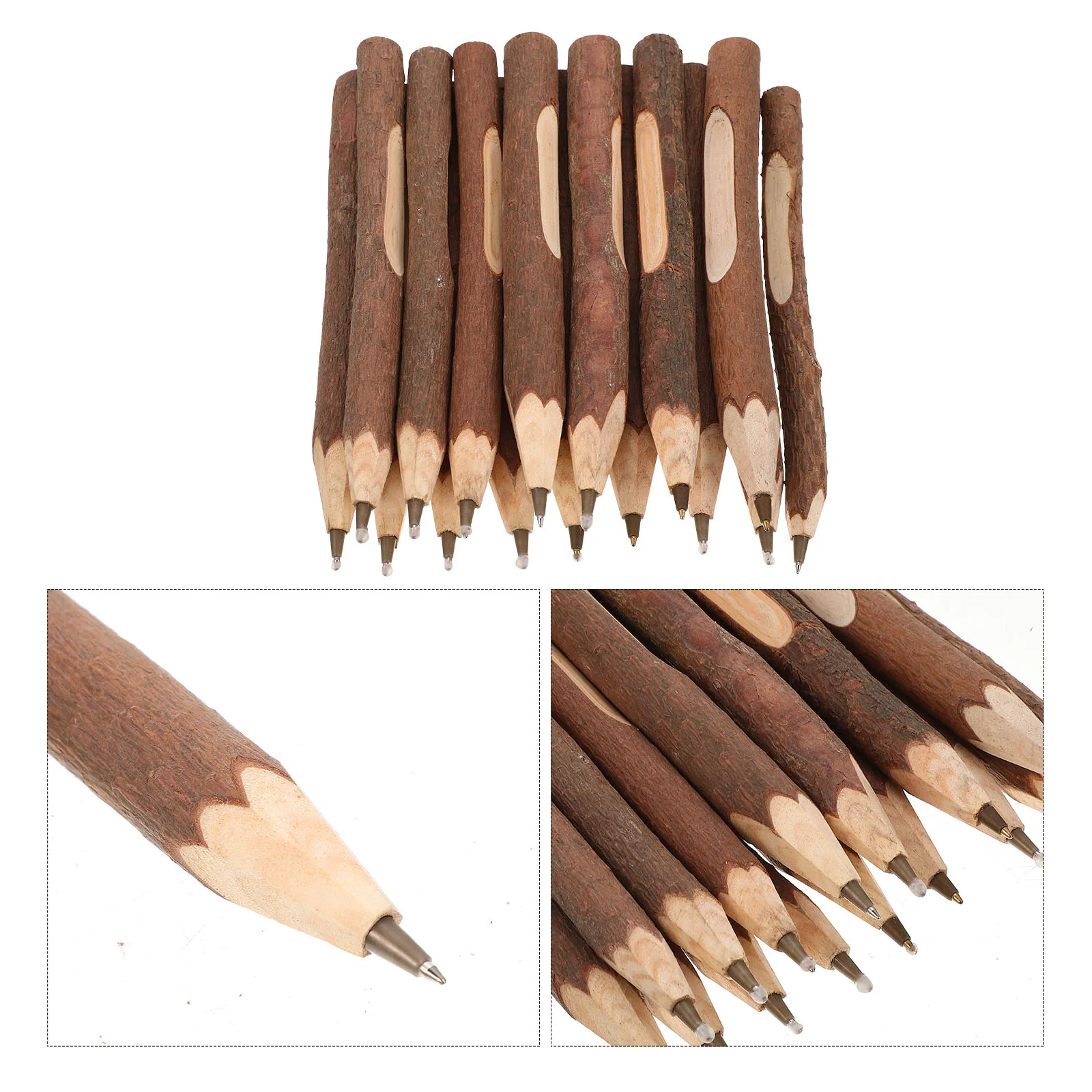 

16 Pcs Twig Ballpoint Pen Convenient Portable Gift Home Accessories Wooden Writing Student Party Girls'