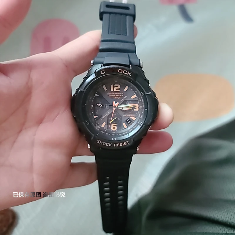 Black Resin Watchband For GW-2000 GW-3500B GW-3000B G-1200B G-1250B  Wristband Silicone Watch Bracelet Strap Accessories band