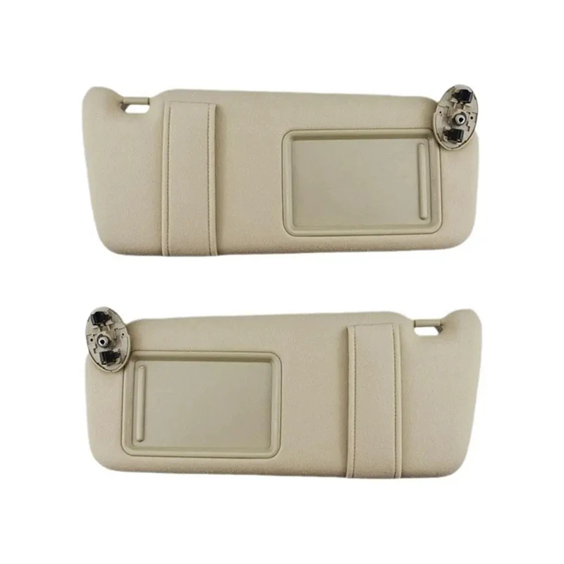 

Left Right Driver Passenger Side Sun Visor With Makeup Mirror For Toyota Camry 2007-2011 Parts 74310-06750-E0 74320-06780-B0