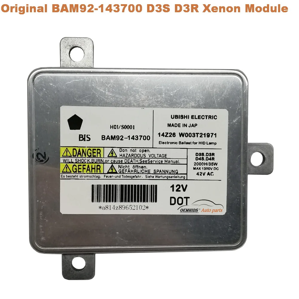 

Оригинальный BAM92- 143700 D3S D3R Ксеноновый балласт фар для модуля Chrys-ler 300C Viper Lan-cia Thema 68170821 AA W003T21971