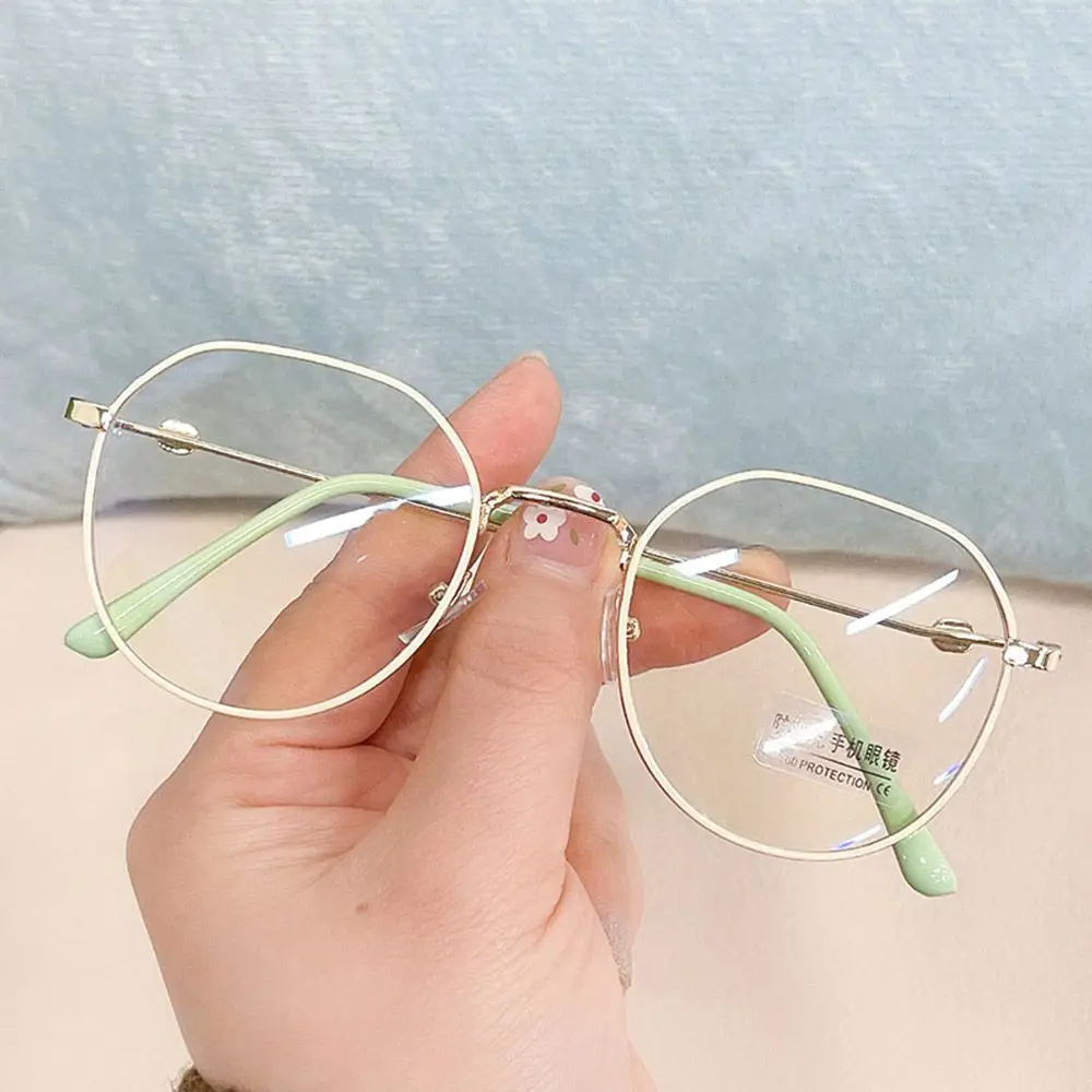 

Women Eye Protection Office Portable Anti-Blue Light Glasses Ultra Light Frame Oversized Eyeglasses Computer Goggles