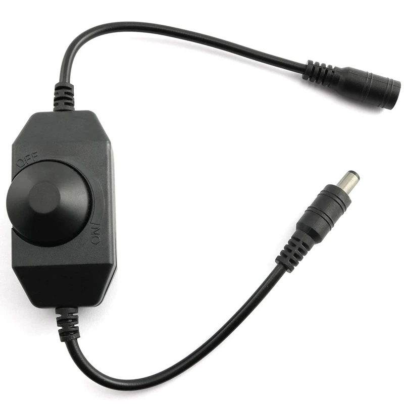 

2X LED Bar Light Dimmer, DC 12V-24V 6A Dimmer Switch, Suitable For LED Bar Light, LED Rope Light 3528, 5050, (Black)