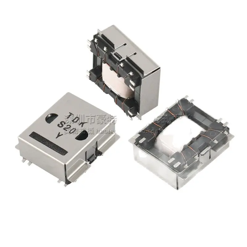 

2PCS/Imported patch 1:1:2:2 isolation boost 20MH inductance multi-winding high frequency pulse power transformer CIT1212EMS-S20