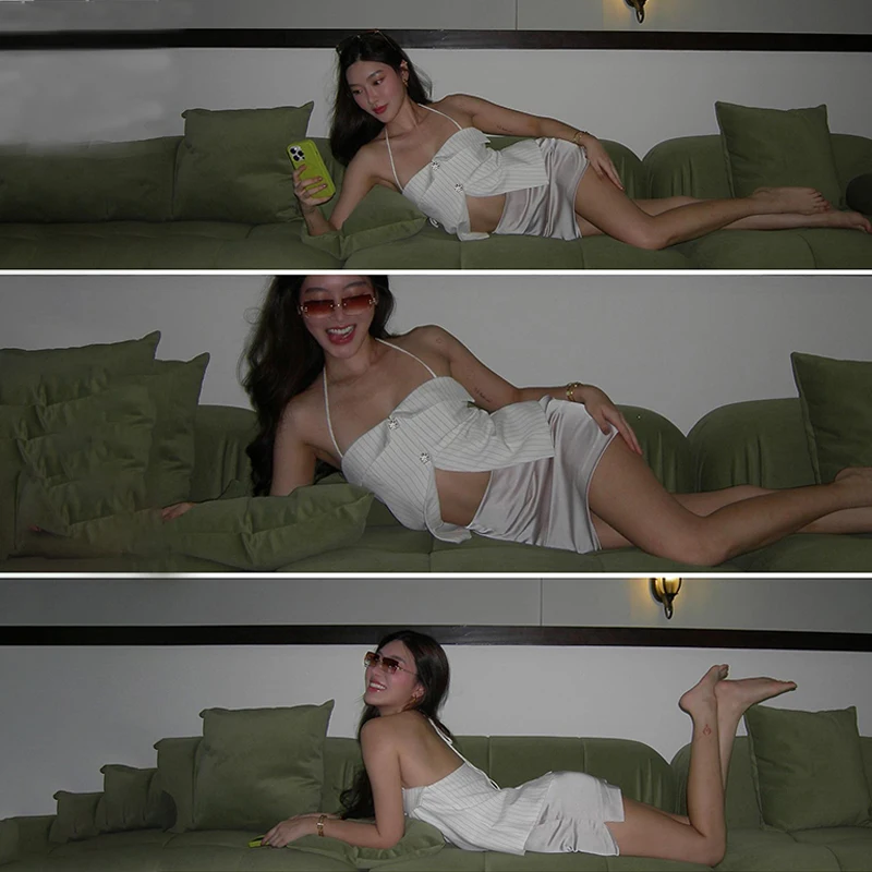 Майка Xeemilo Y2K в полоску