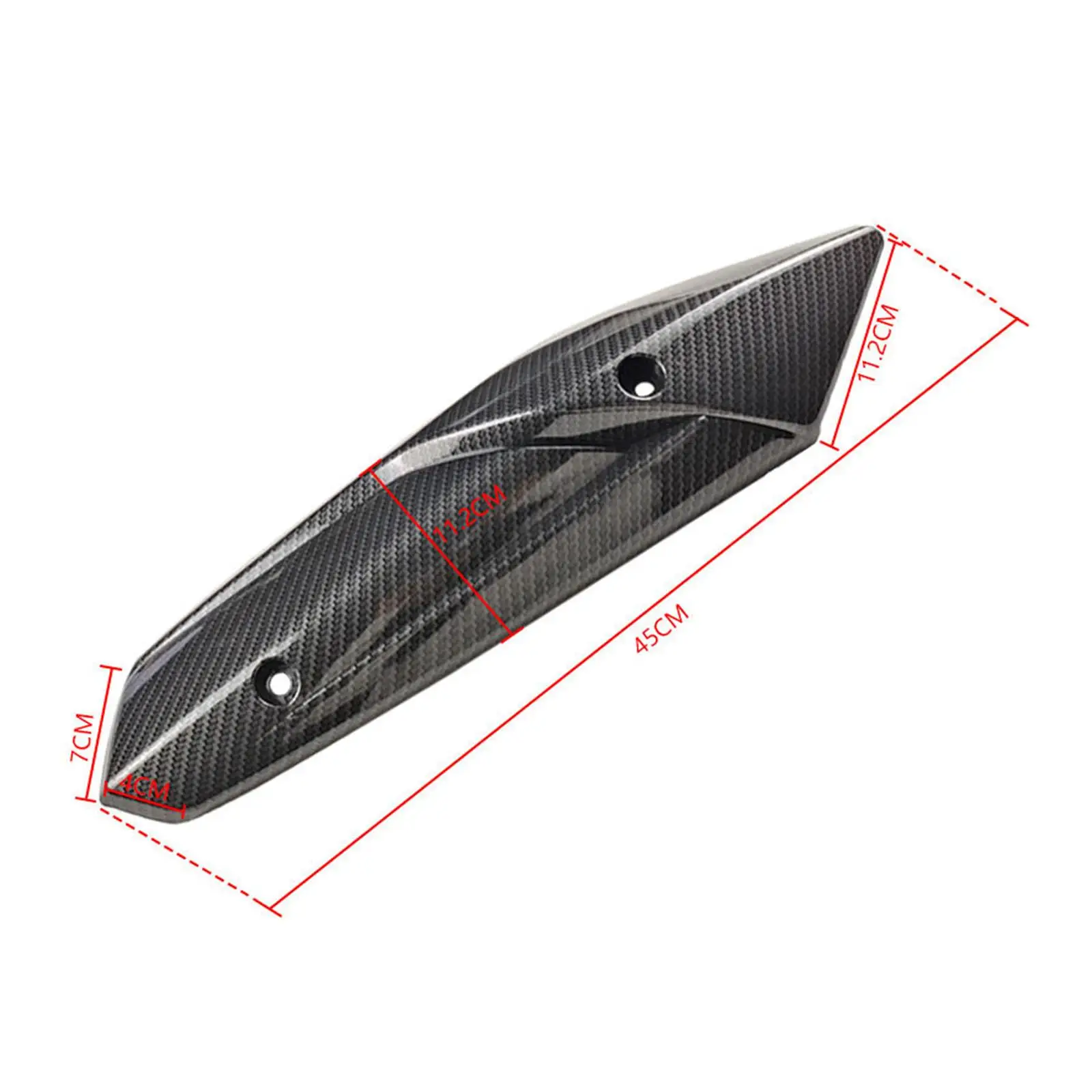 Универсальное Украшение для выхлопной тепловой защиты универсальная легкая в