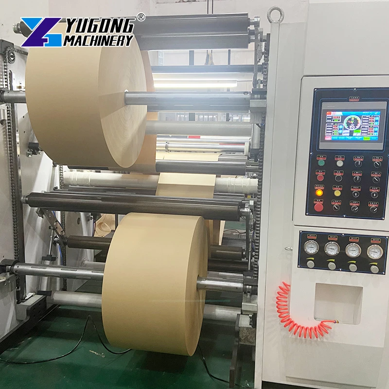 Машина для намотки рулонов термобумаги самоклеящихся этикеток и перемотки