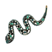 cindy xiang rhinestone large snake brooches for women vintage fashion animal pin coat winter jewelry 3 colors available gift