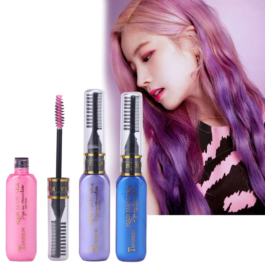 Dye Cream Blue Grey Purple Easy To Apply And Clean