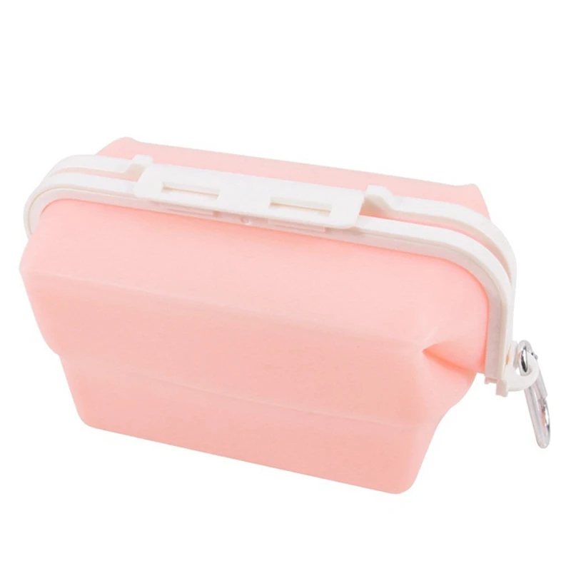 

Silicone Food Bag Reusable Snack Bags Fresh-Keeping Bag Sealed Bag Leak-Proof Storage Zipper Closure Bag