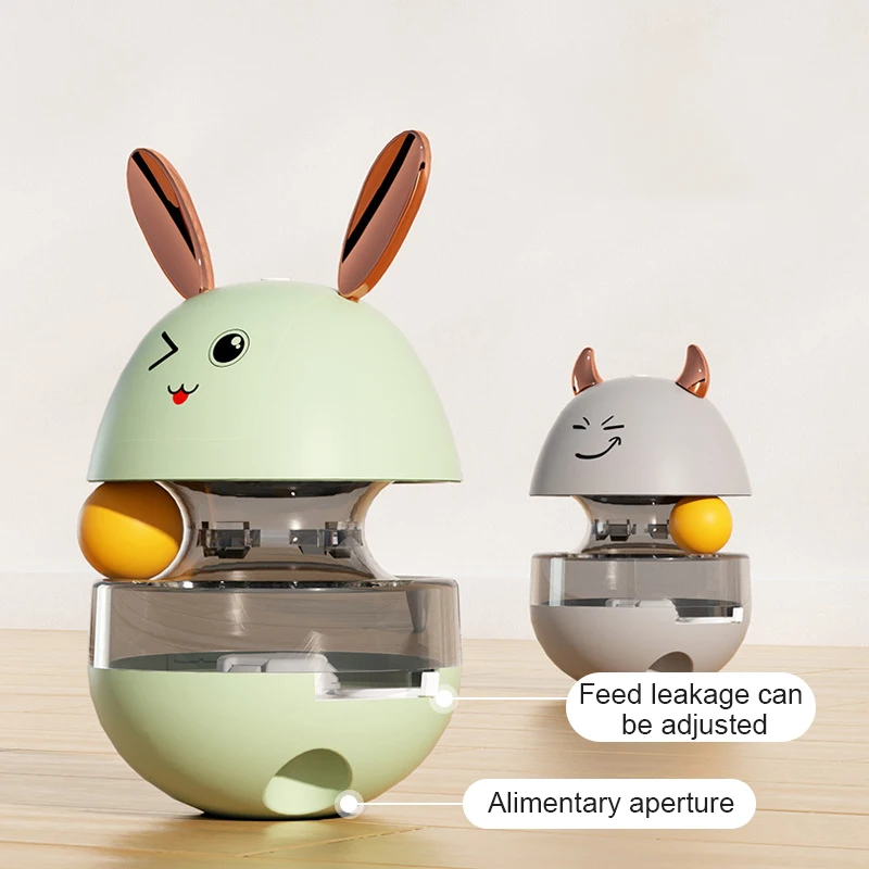 MADDEN раскачивающаяся игрушка для кошек и котят Интерактивная утечка еды кошки в