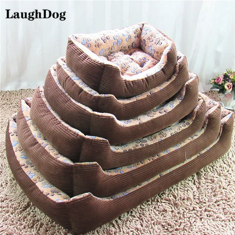 

Аксессуары для собак для больших и маленьких собак, зимний теплый домик для кошек, плюшевая кровать для домашних животных, круглый коврик дл...