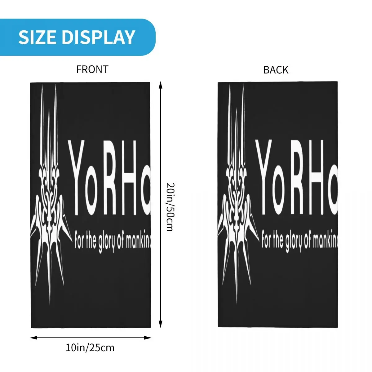 Yorha Nier Механическая Эра слава человечества велосипедная хиджаб маска Шарф шейный