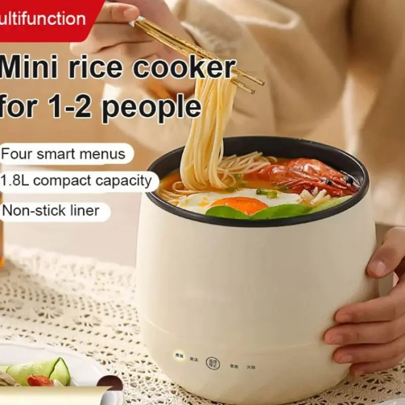 

Multifunctional Electric Mimi Cooker Smart Multifunction Cooking Pot Portable 1-2 People Electric Pot Fast Heating Rice Cookware