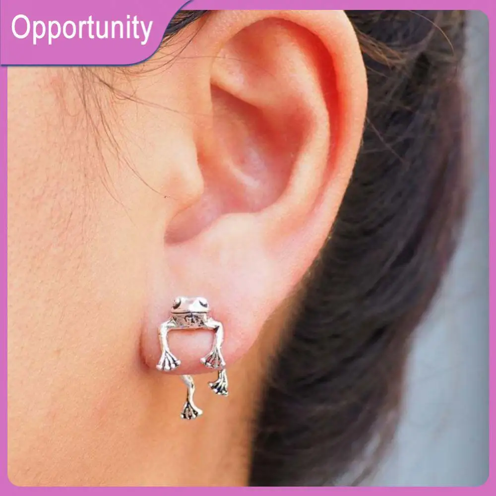 

Hot!! Cute Frog Earrings For Women Girls Animal Gothic Stud Earrings Piercing Female Charm Jewelry Gift Stud Earrings Brincos