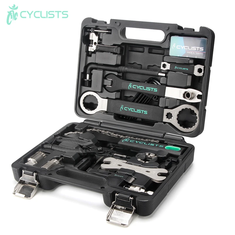 

CYCLISTS CT-K01 Bike Multi-function Tool Case Professional Maintenance Box 18 in 1 Combination Suit Iamok Bicycle Repair Tools