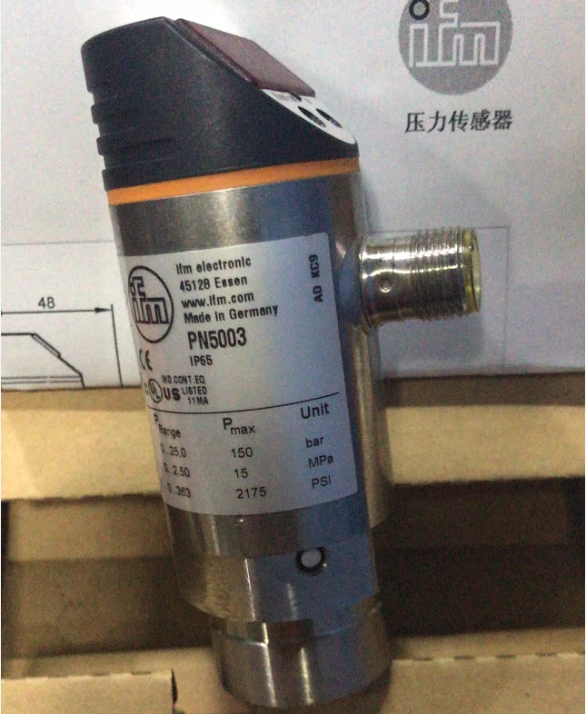 PN5003 | PN-025-RBR14-HFPKG/US//V Германия Датчик давления IFm Ложный один штраф Десять