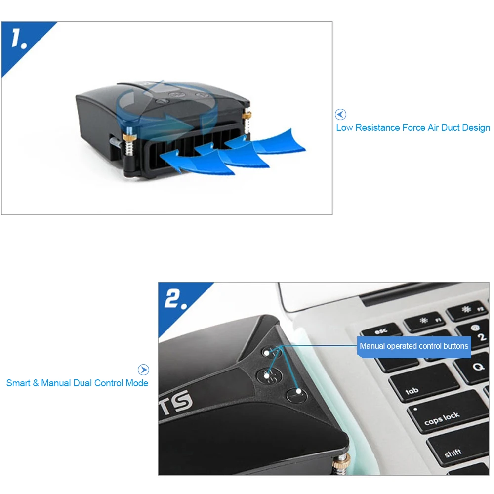 Фото USB-вентилятор для ноутбука с индикатором температуры №4