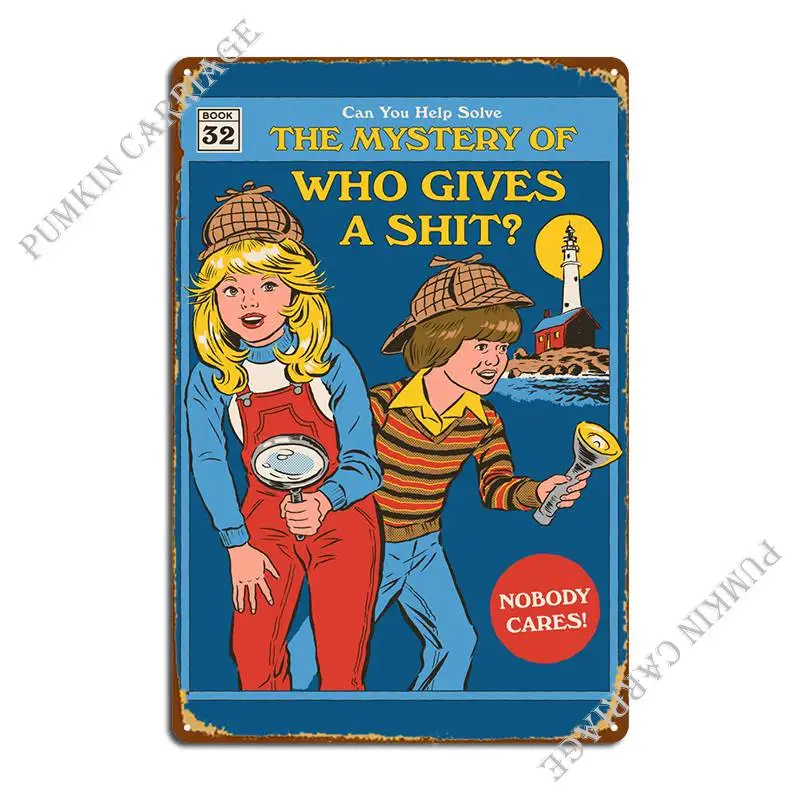 С кем дело? Металлическая табличка дизайн бар пещера персонализированный кухонный жестяной знак плакат