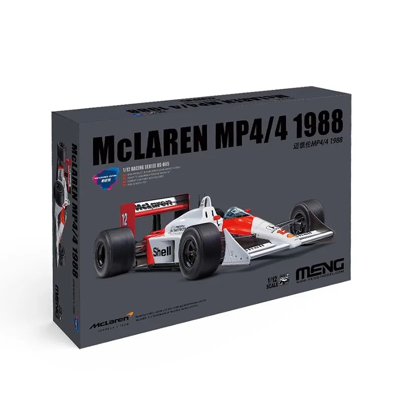 Meng 1/12 Mclaren Rs-005 сборная модель автомобиля Mp4/4 1988 предварительно окрашенная фигурка