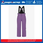 Брюки утепленные для девочек glissade, фиолетовый