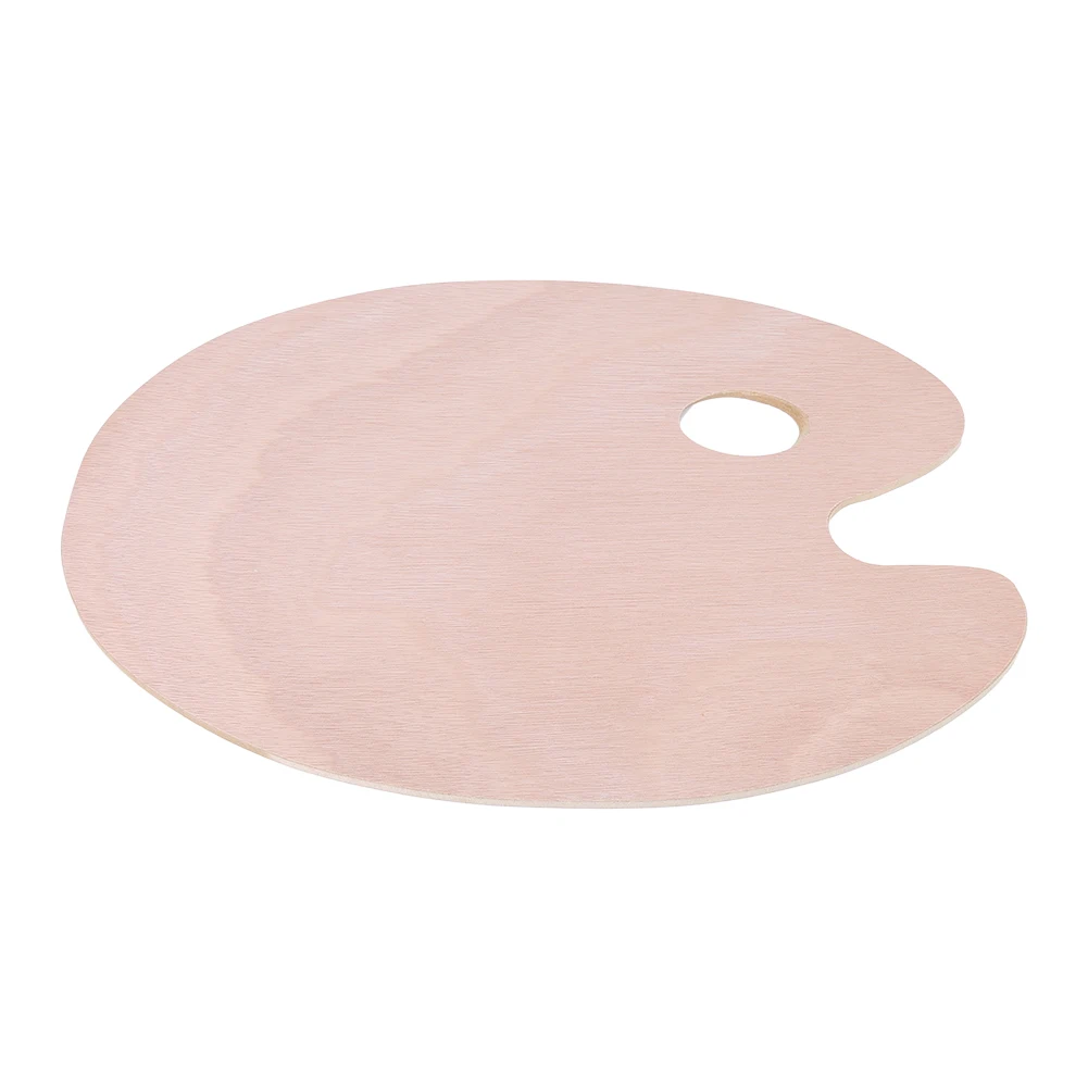 

Vintage Artist Oval Wooden Palette Oil/Acrylic Paint Tray Wood Painting Tool oval oval