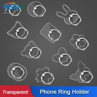 mobile phone ring holder telephone cellular support accessories transparent finger stand socket for iphone 13 pro xiaomi samsung