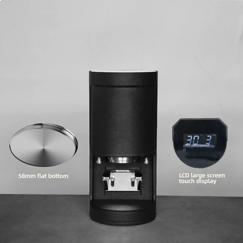 CAFOVO TE-2 58 мм автоматическая машина для тампера кофе с сенсорным экраном, электрический трамбовка для эспрессо 58,5 мм, электрический трамбовка, регулируемый