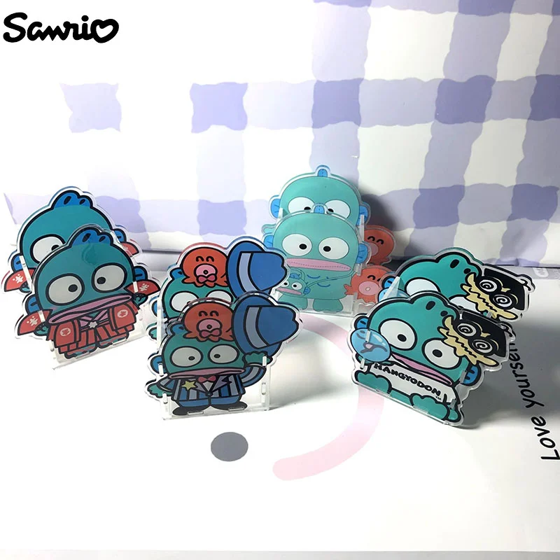 

Sanrio Hangyodon 1 PC New Pen Holder Anime Cute Cartoon Creative Acrylic Clear Multifunctional Storage Box Student Stationery