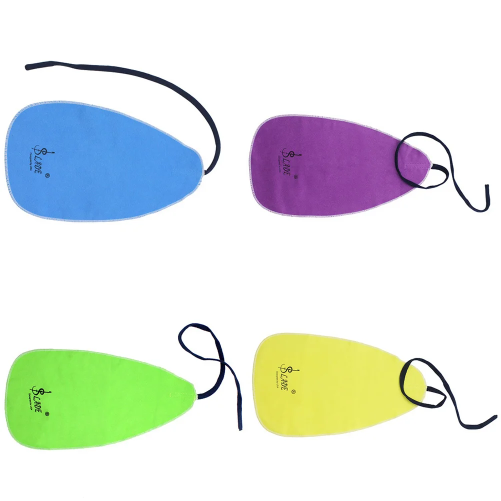 

4 Pcs Wind Instrument Cleaning Cloth Clarinet Gift Saxophone Flute Cleaner Faux Suede Supply