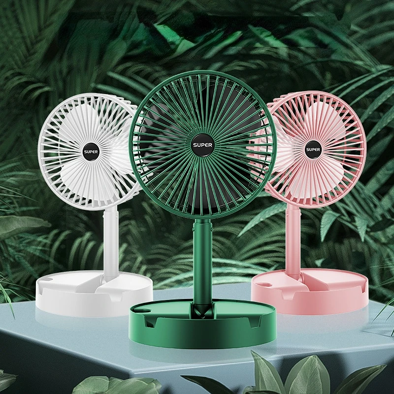 Мини-вентилятор складной с зарядкой от USB и низким уровнем шума |