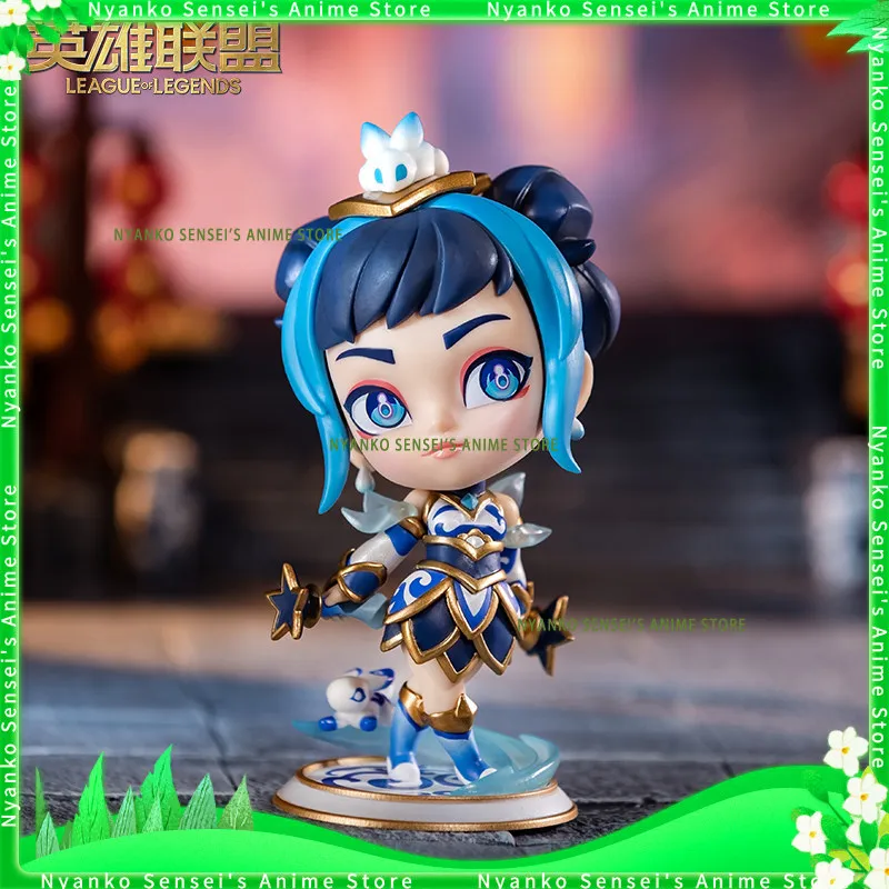 Фото В наличии: Коллекционная фигурка League of Legends Blue Porcelain Lux 12.6см, лимитированная серия «Год Дракона», аниме-модель, модная настольная кукла №1