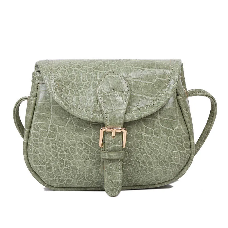 

Hot Sell Women Bags New Saddle Bag Crocodile Leather Shoulder Crossbody Totes Bag Fashion Ladys Travel Handbags And Purse
