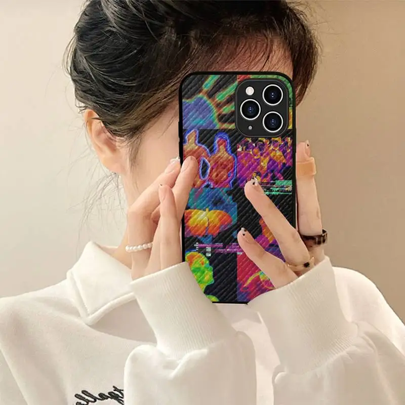 

Spiritual Trippy Psychodelic Phone Case Hard Leather Case for iPhone 11 12 13 Mini Pro Max 8 7 Plus SE 2020 X XR XS Coque