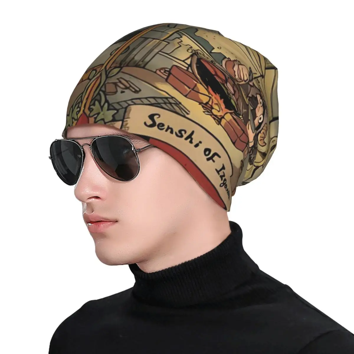 Dungeon Meshi Delicious In - Senshi Cooking Warm Knitted Cap Bonnet Hat Autumn Winter Beanies Hats for Unisex Adult