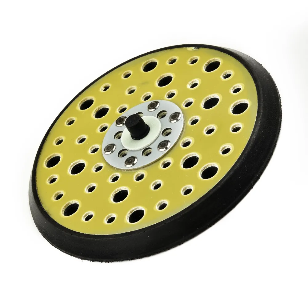 

1* Sanding Pad Medium Sander Random Orbital Sander Pad 150mm 1pcs 5/16 Thread 54 Holes Hook & Loop Pad Durable